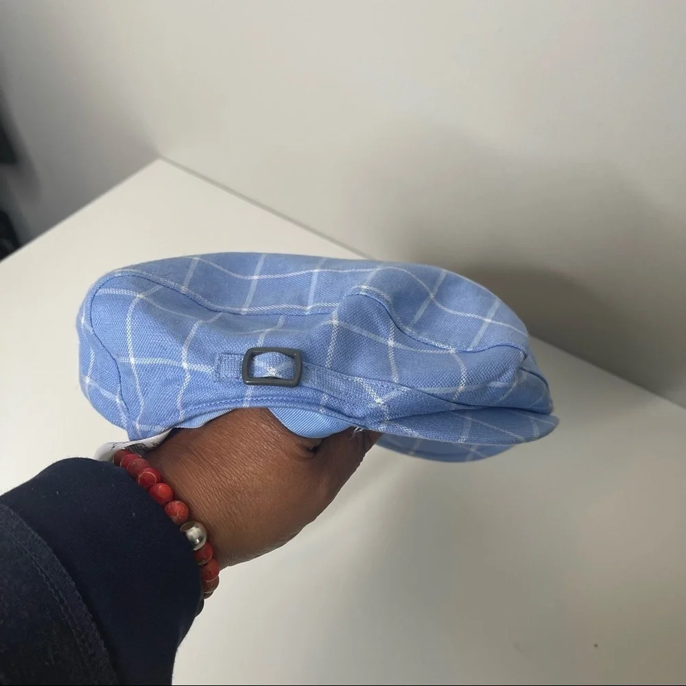 Janie and Jack NWT Blue & white Newsboy Cap 2t-3